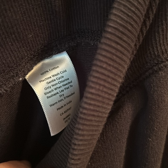 100% Cotton Black pants. Wide leg and soft. GUC - Picture 5 of 6